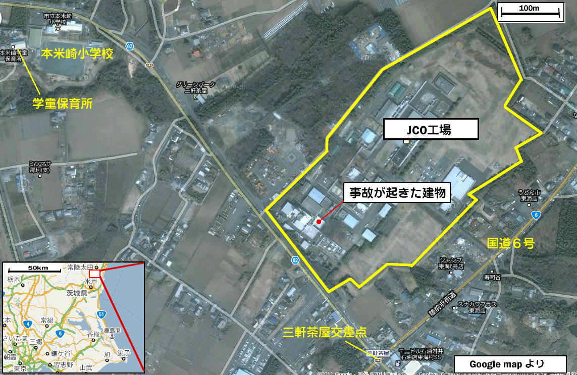 JCO地図